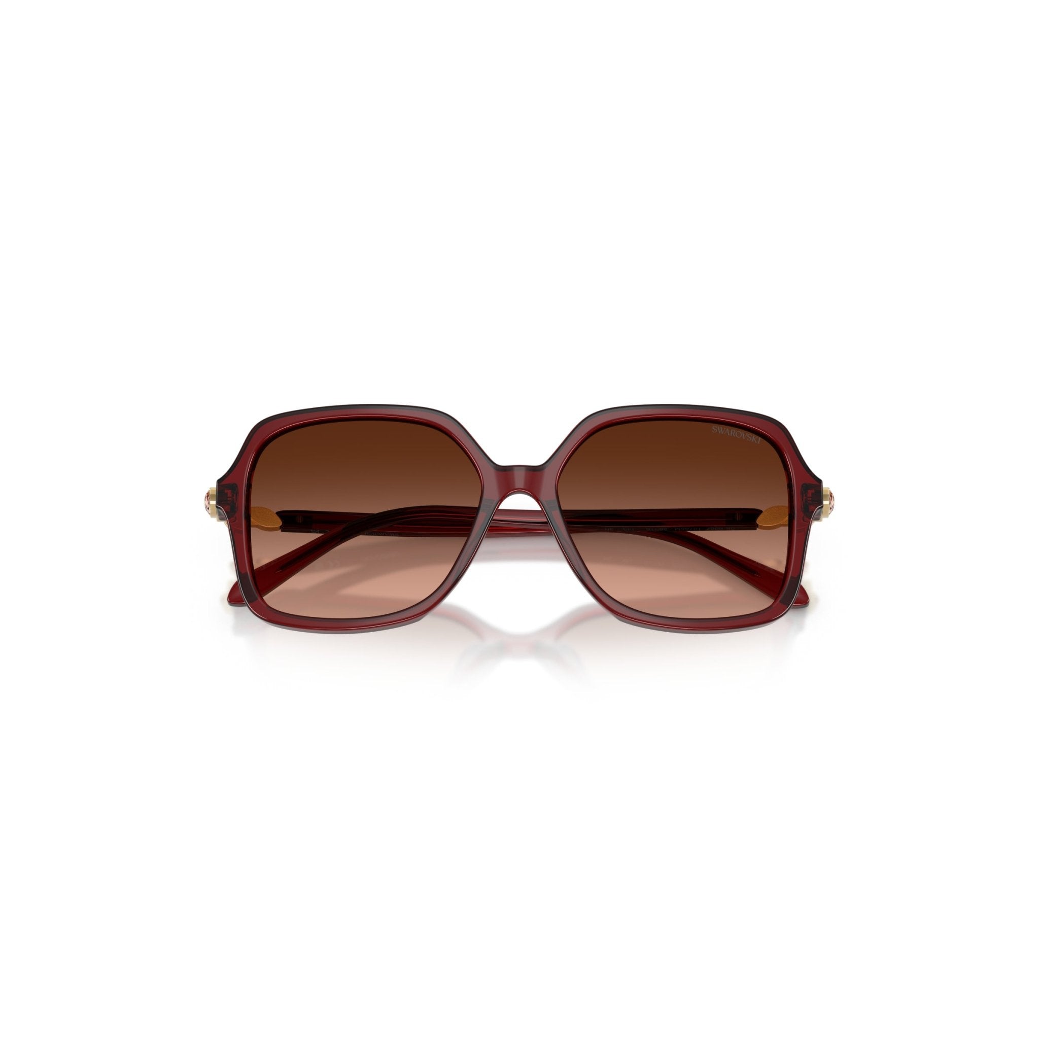 Sunglasses, Square shape, SK6067, Burgundy -Swarovski