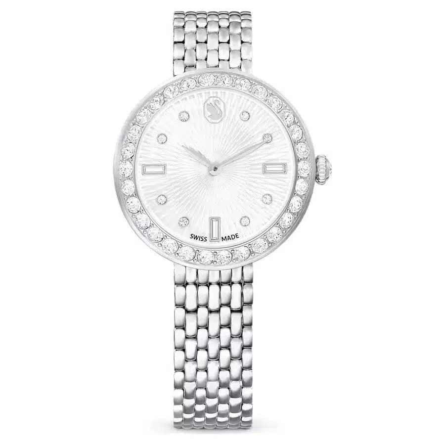 Swarovski Certa Watch, Swiss Made, Metal Bracelet, Silver tone, Stainless steel -Swarovski