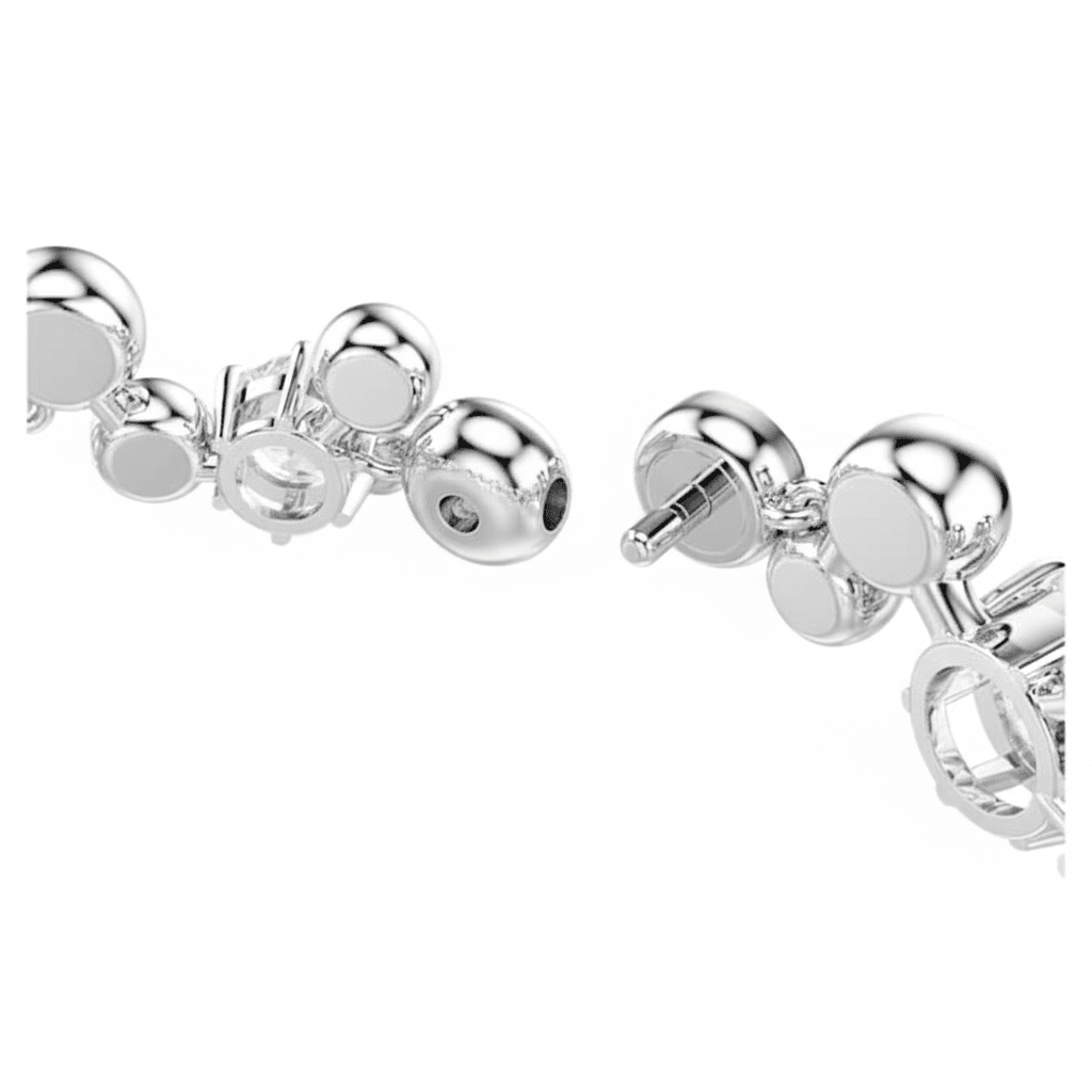 Swarovski Constella bracelet Mixed cuts, White, Rhodium plated -Swarovski