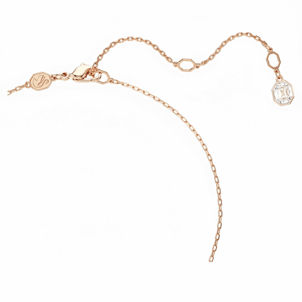 Swarovski Constella Pendant, Pavé, Round Cut, White, Rose Gold-Tone Plated -Swarovski
