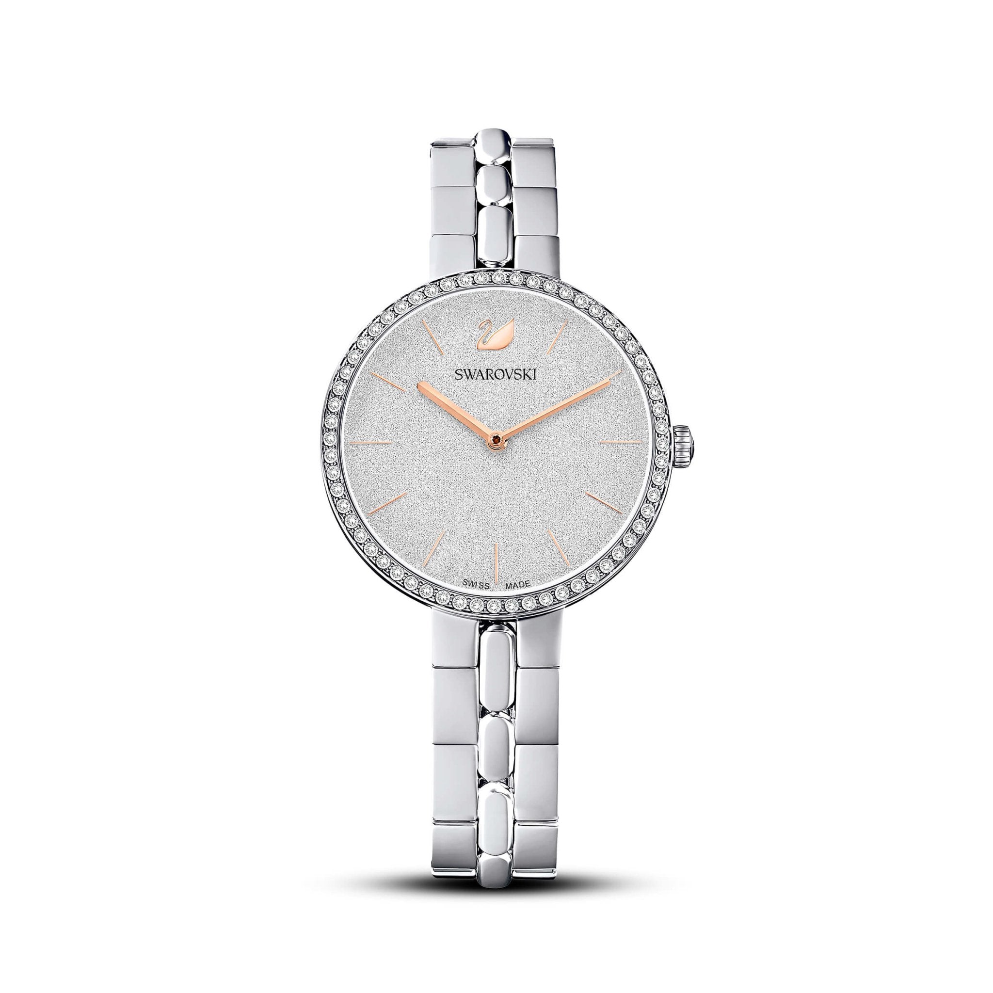 Swarovski Cosmopolitan Watch, Metal Bracelet, Silver Tone, Stainless Steel -Swarovski