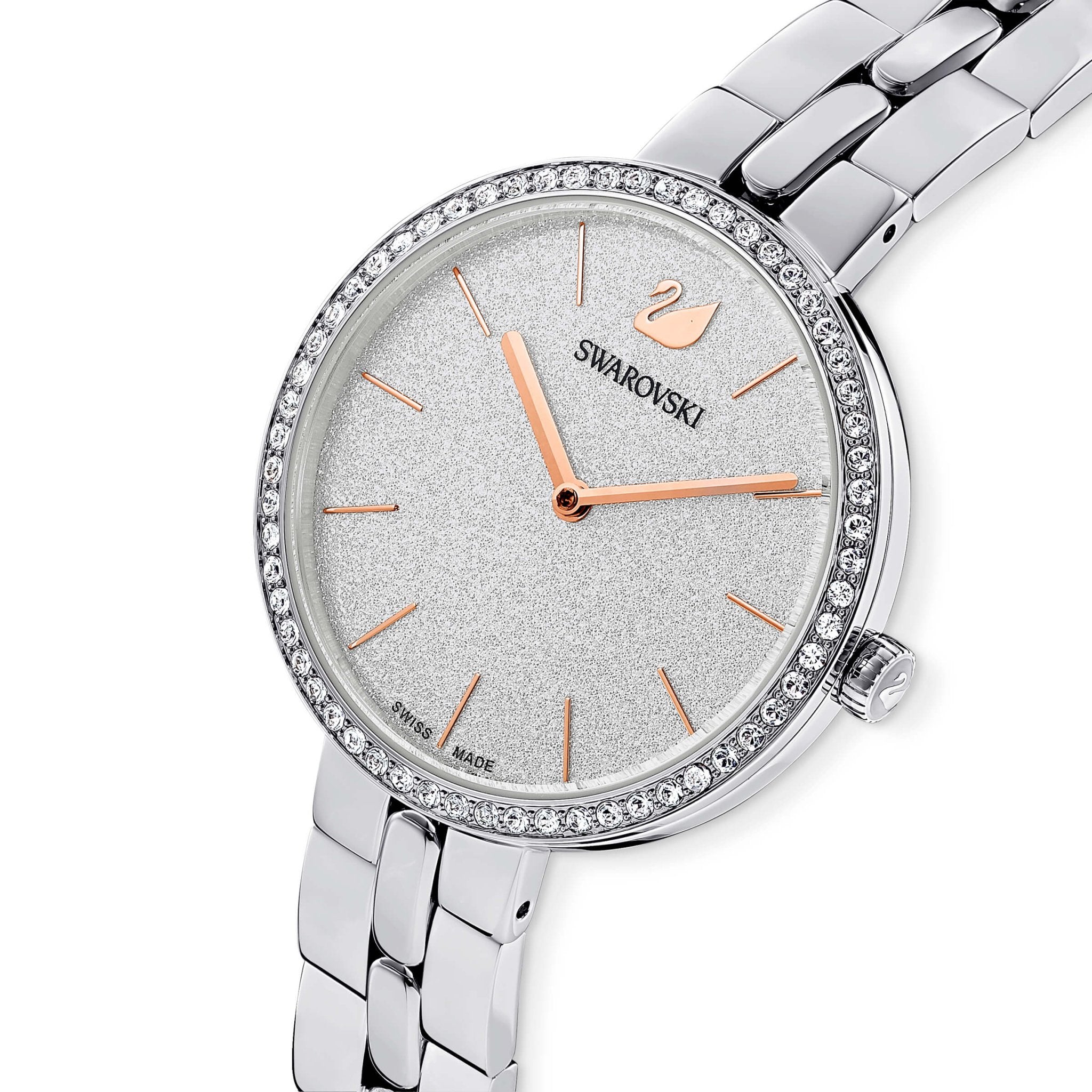Swarovski Cosmopolitan Watch, Metal Bracelet, Silver Tone, Stainless Steel -Swarovski