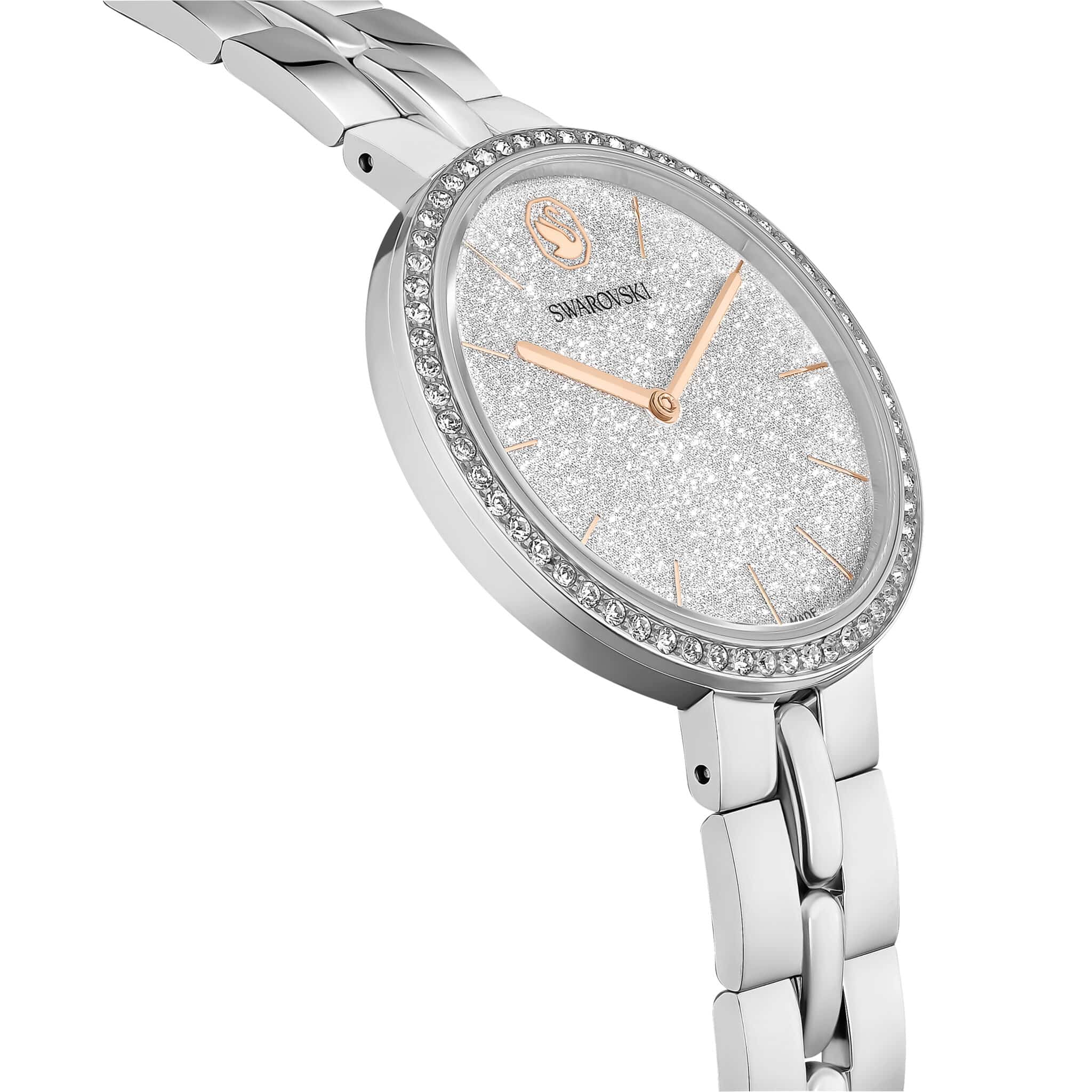 Swarovski Cosmopolitan Watch, Swiss Made, Metal Bracelet, Silver tone, Stainless steel -Swarovski