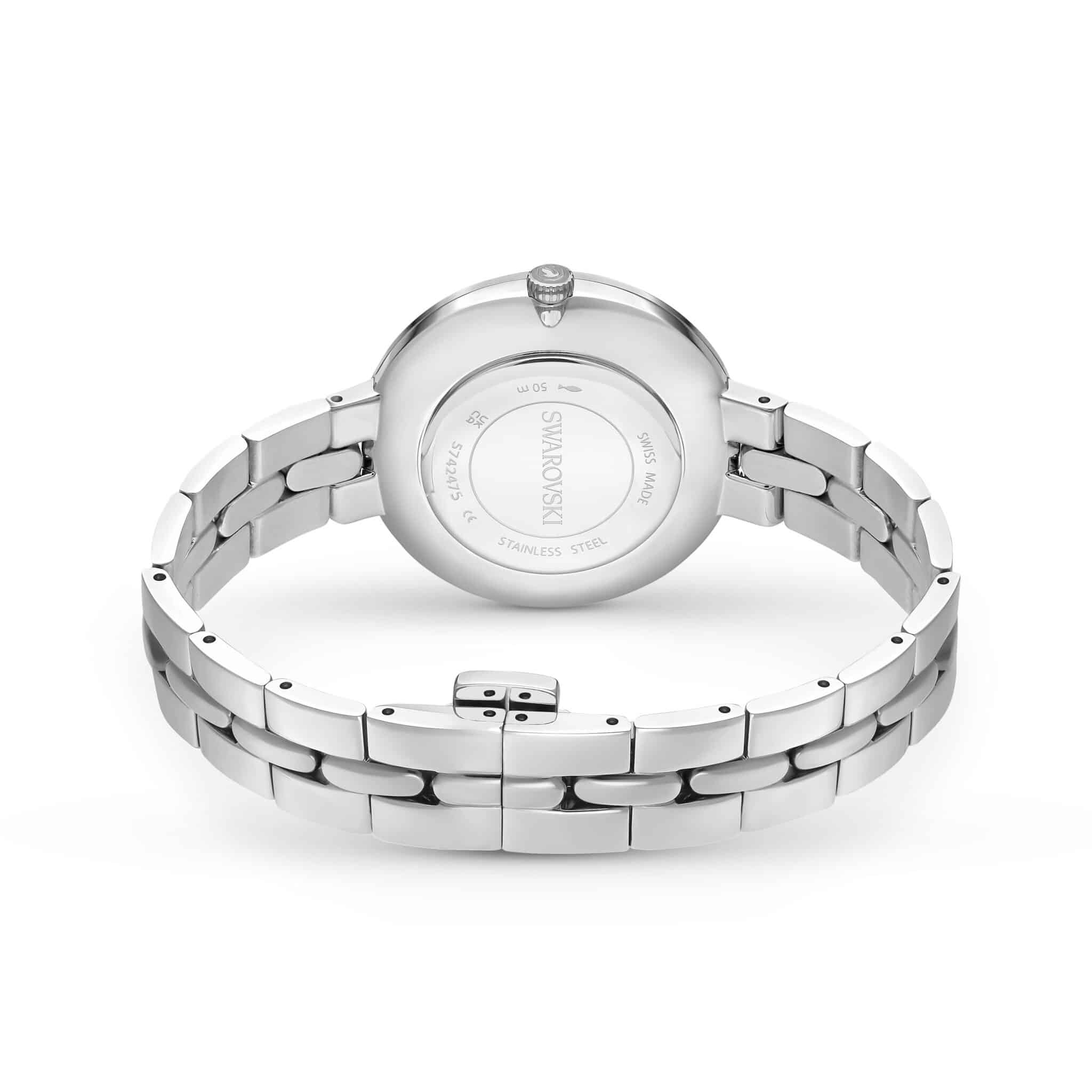 Swarovski Cosmopolitan Watch, Swiss Made, Metal Bracelet, Silver tone, Stainless steel -Swarovski