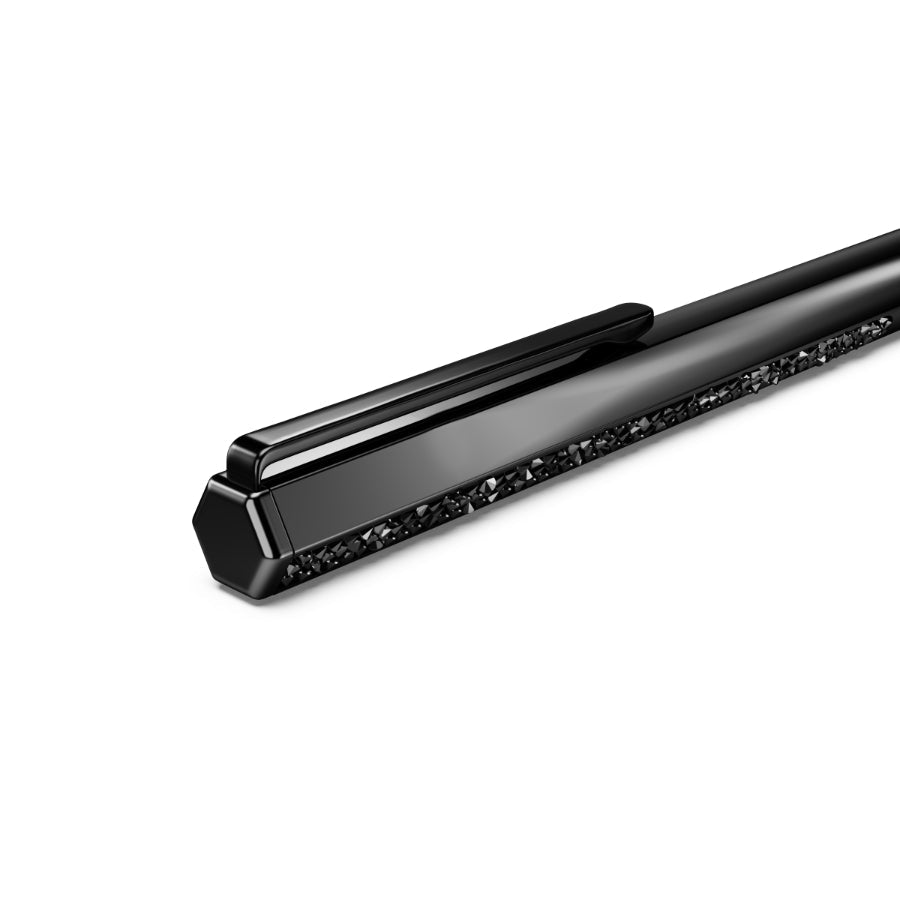 Swarovski Crystal Shimmer Ballpoint Pen, Black, Black Lacquered -Swarovski