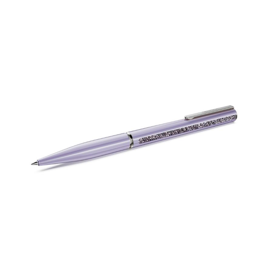 Swarovski Crystal Shimmer Glide Ballpoint Pen, Purple, Purple lacquered, Chrome Plated -Swarovski