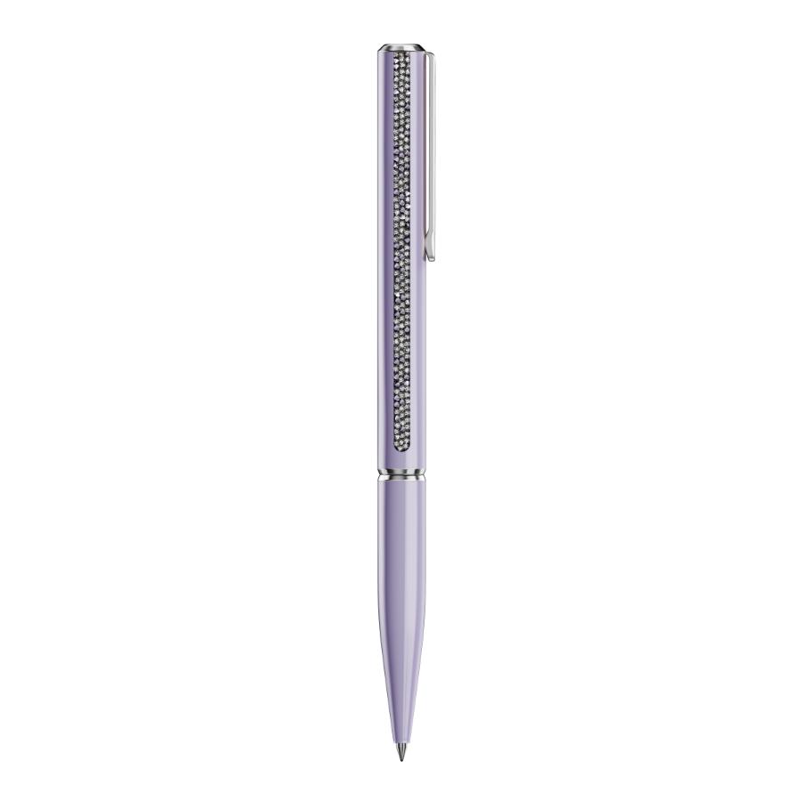 Swarovski Crystal Shimmer Glide Ballpoint Pen, Purple, Purple lacquered, Chrome Plated -Swarovski