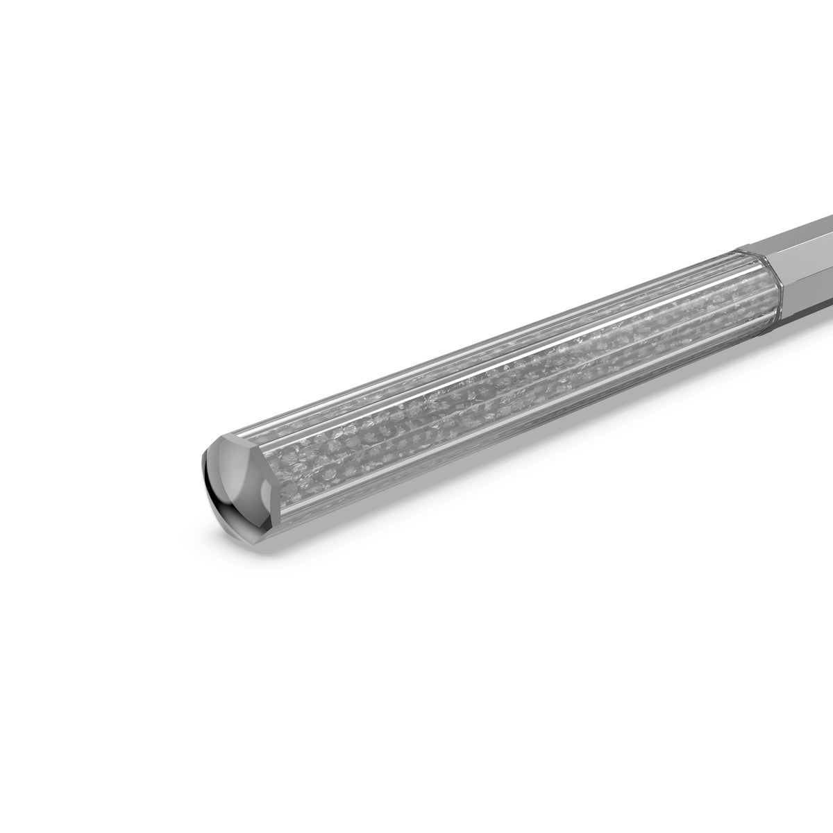 Swarovski Crystalline Ballpoint Pen Octagonal Shape, Grey, Graphite Plated -Swarovski