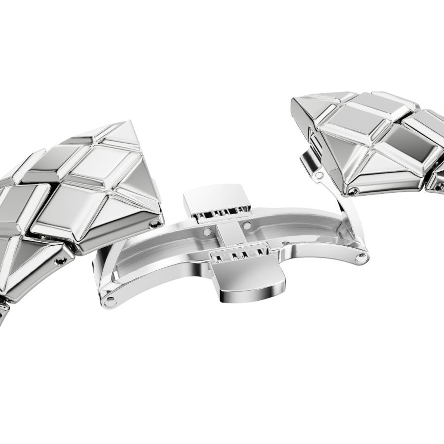 Swarovski Curiosa Bangle Watch, Swiss Made, Crystal Bracelet, Silver Tone, Stainless Steel -Swarovski