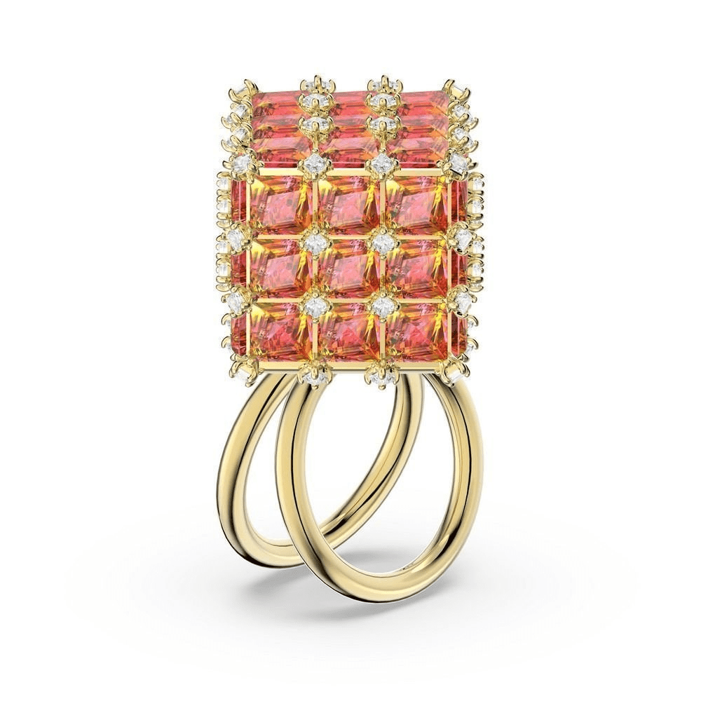 Swarovski Curiosa Ring Red Gold Tone Plated -Swarovski