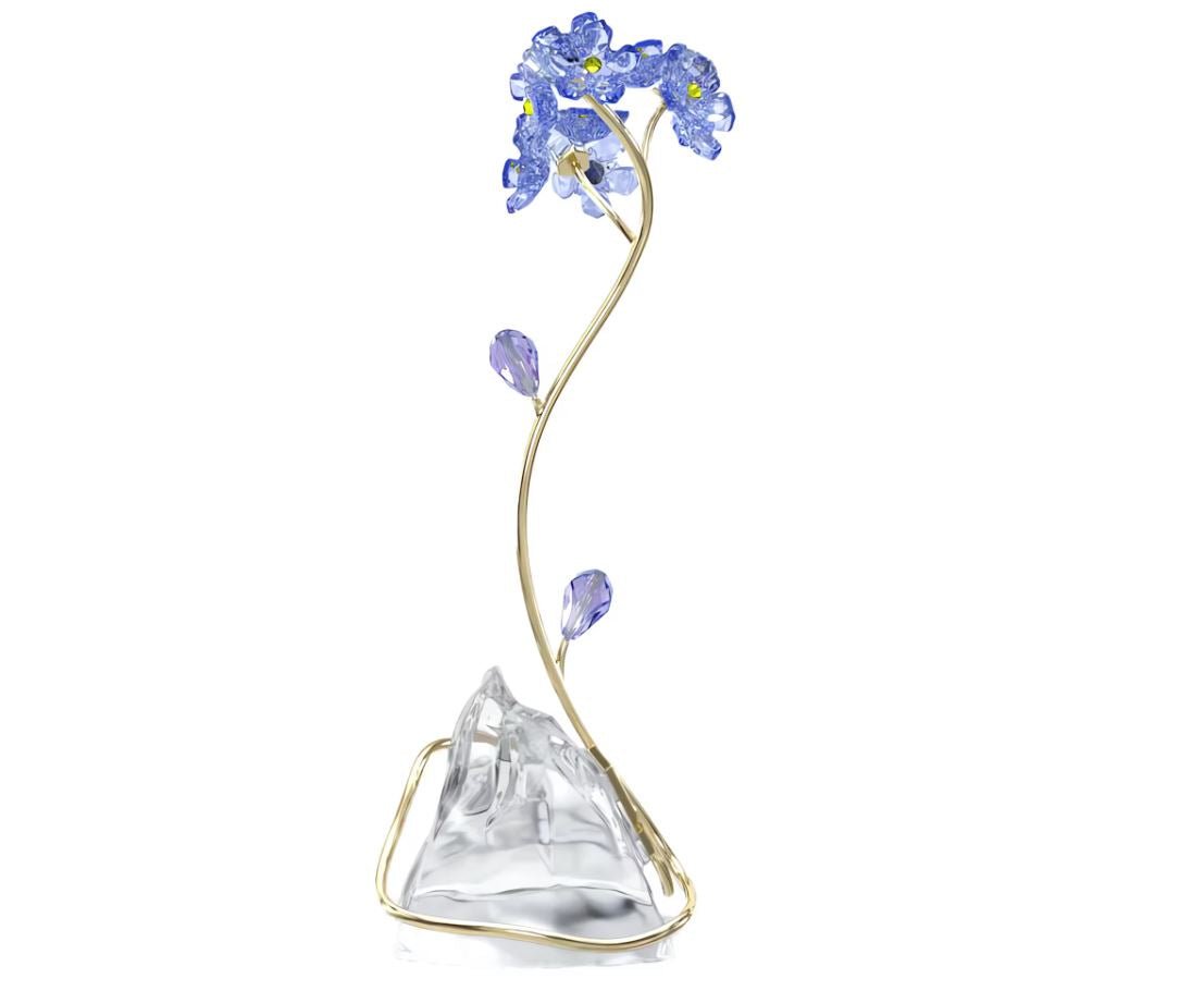 Swarovski Florere Forget Me Not Ornament -Swarovski
