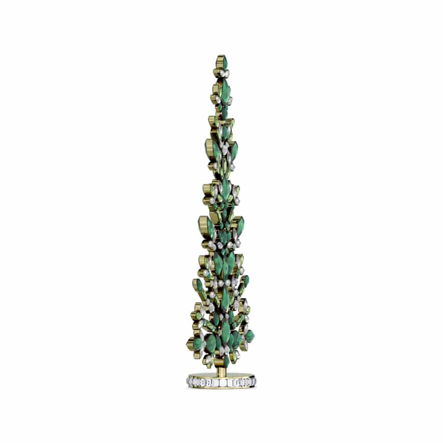 Swarovski Gema Collection Holiday Tree Green -Swarovski