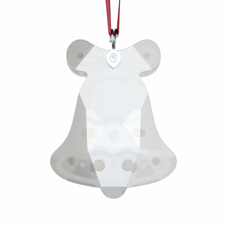 Swarovski Holiday Cheers Gingerbread Bell Ornament -Swarovski