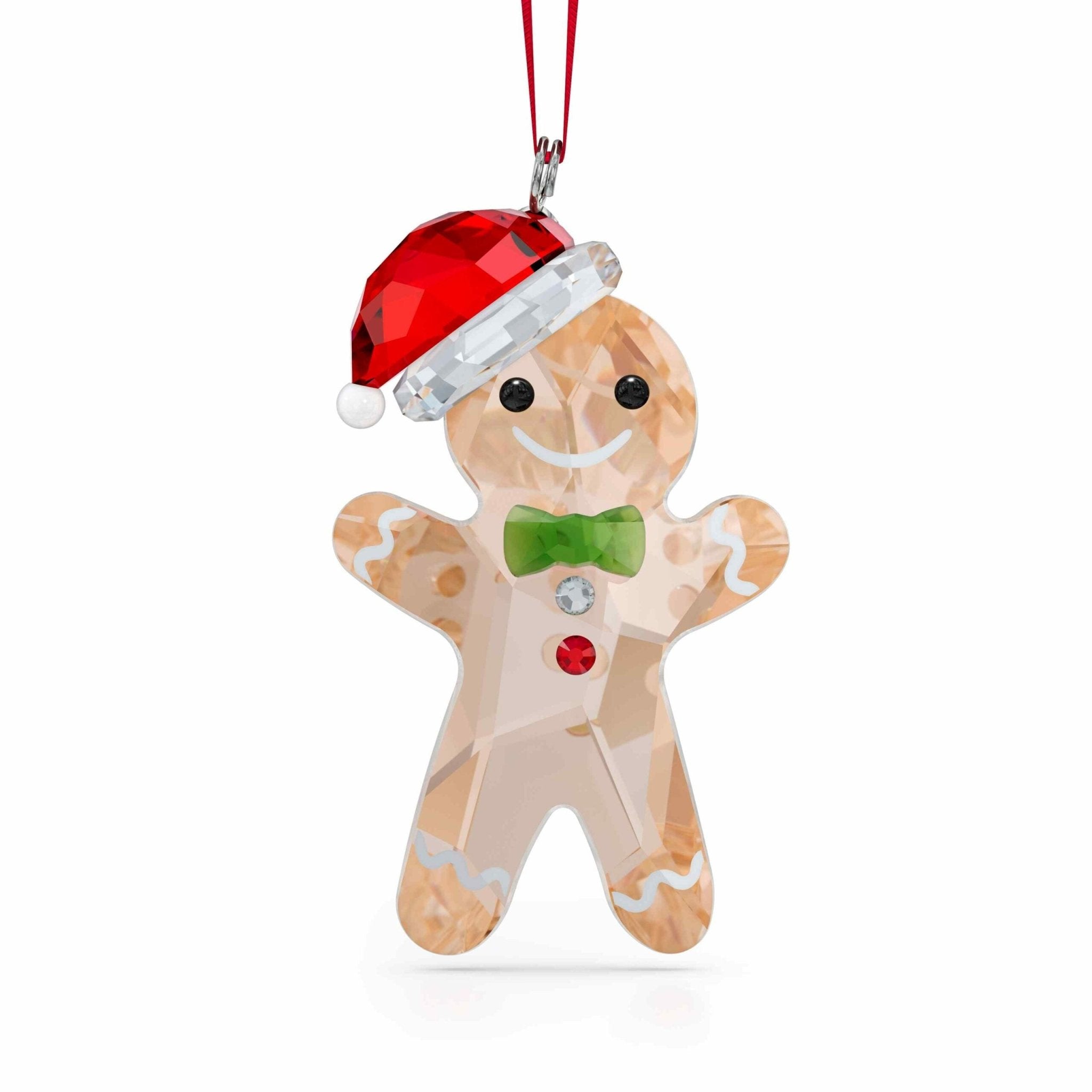 Swarovski Holiday Cheers Gingerbread Man Ornament -Swarovski