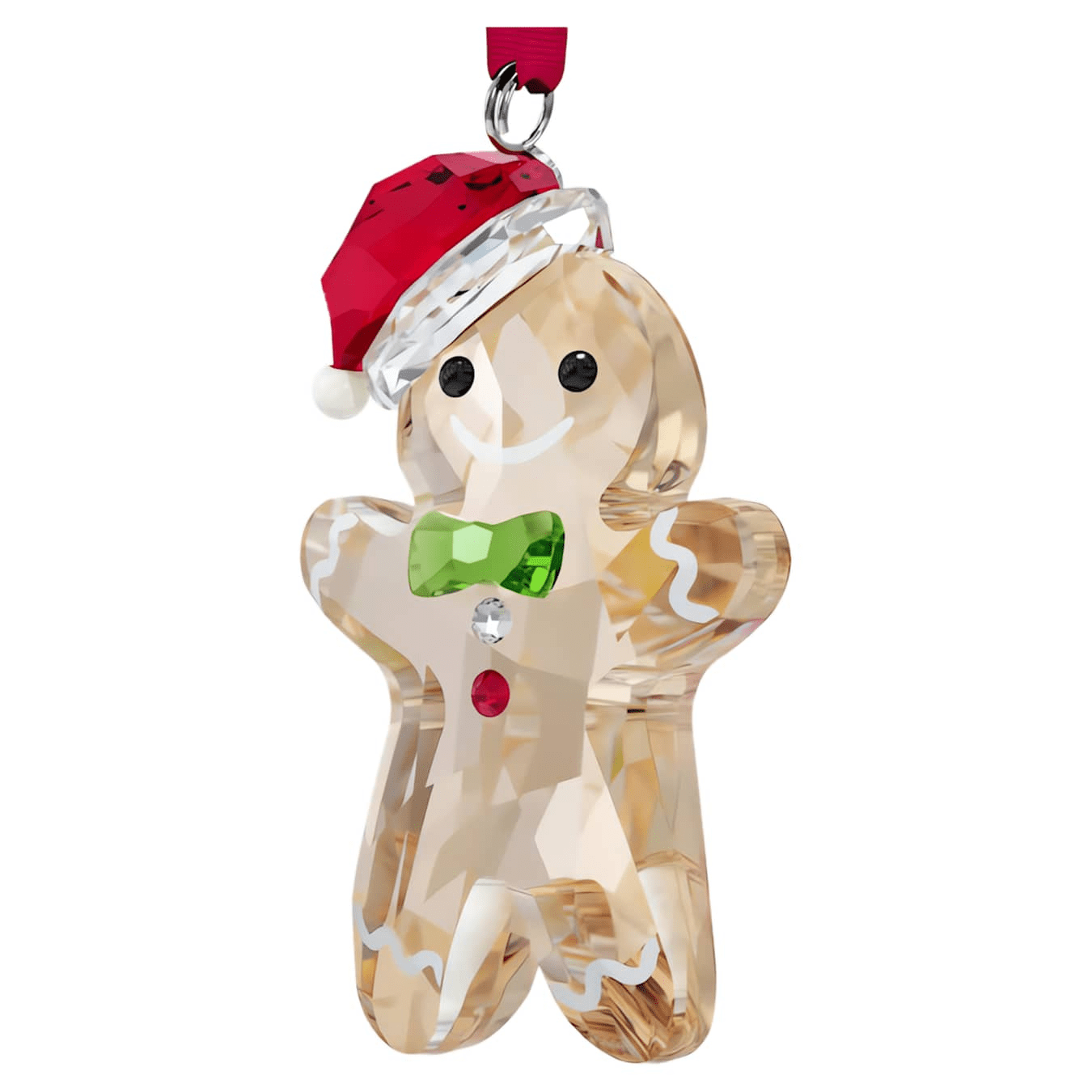 Swarovski Holiday Cheers Gingerbread Man Ornament -Swarovski