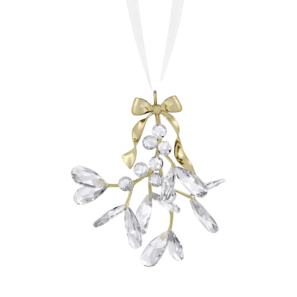 Swarovski Holiday Magic Mistletoe Ornament -Swaroski