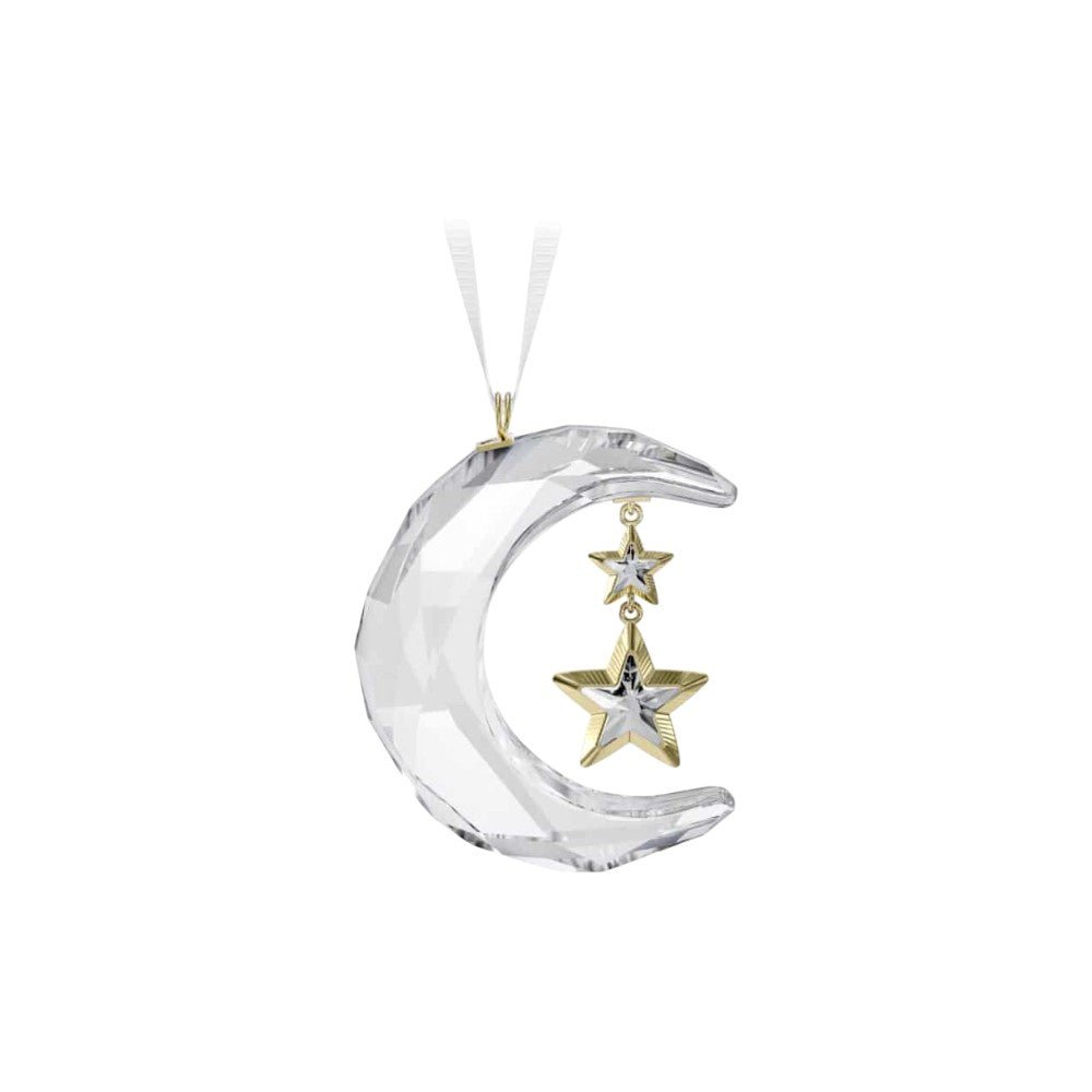 Swarovski Holiday Magic Moon Ornament -Swarovski
