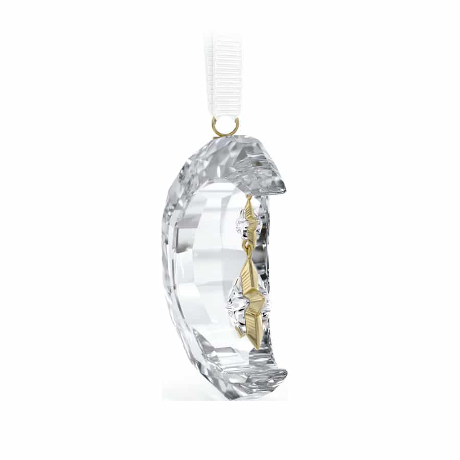 Swarovski Holiday Magic Moon Ornament -Swarovski