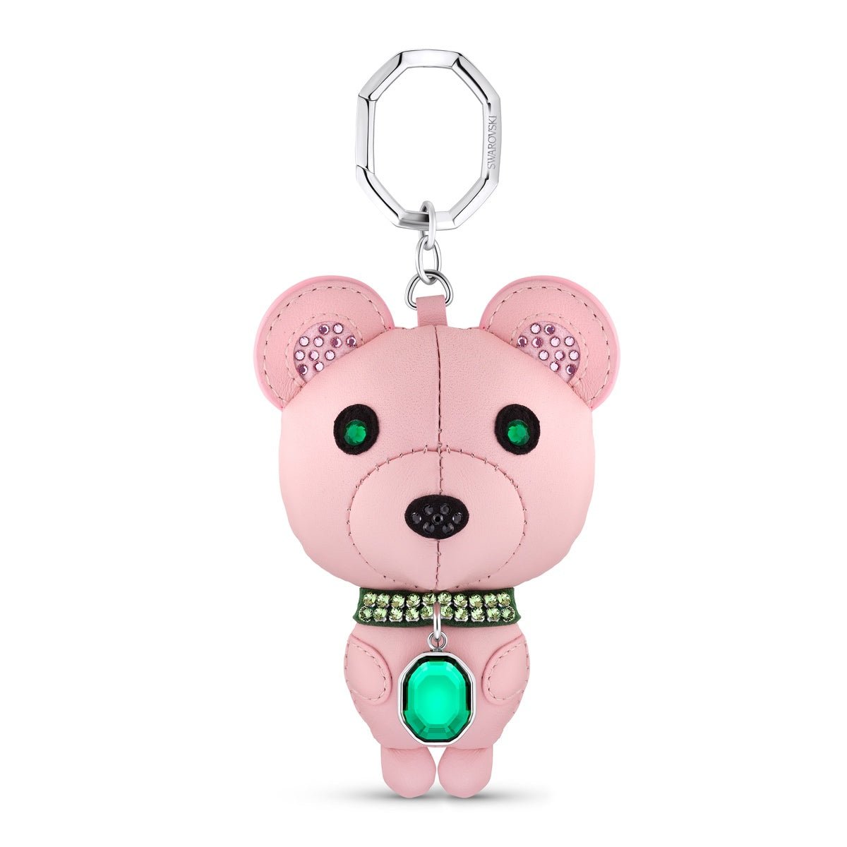 Swarovski Icons key ring Bear, Multi-coloured, Stainless steel -Swarovski