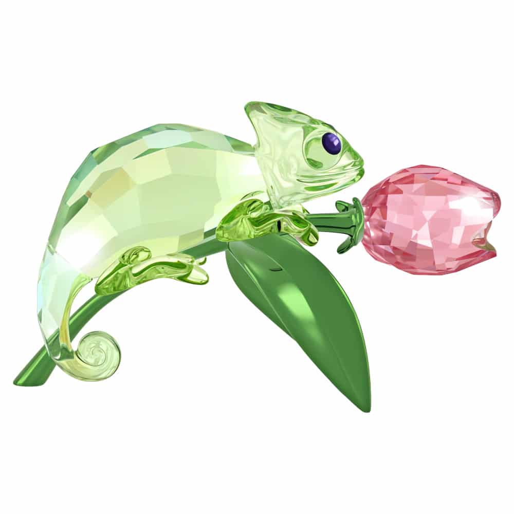 Swarovski Idyllia Chameleon and Tulip -Swarovski