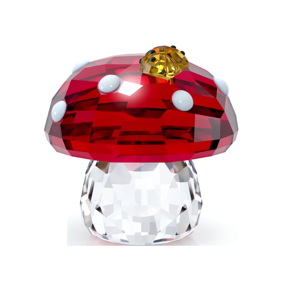 Swarovski Idyllia Mushroom and Ladybugs -Swarovski