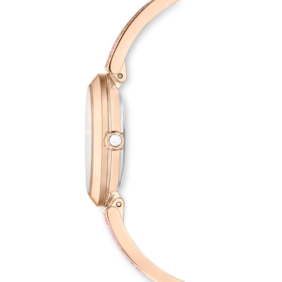 Swarovski Illumina Watch, Swiss Made, Crystal Bracelet, Pink, Rose Gold-tone Finish -Swarovski