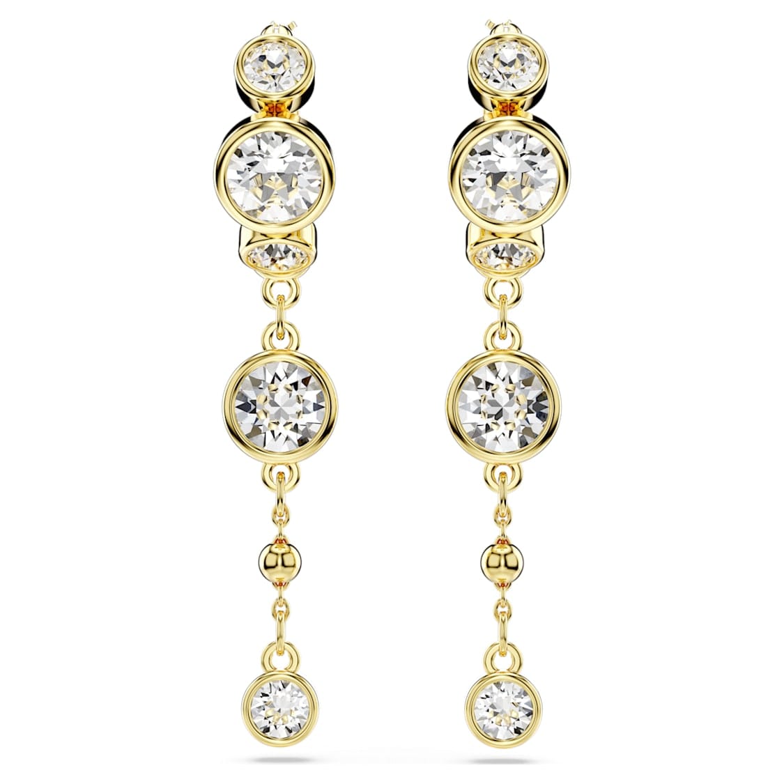 Swarovski Imber Drop Earrings Round Cut -Swarovski