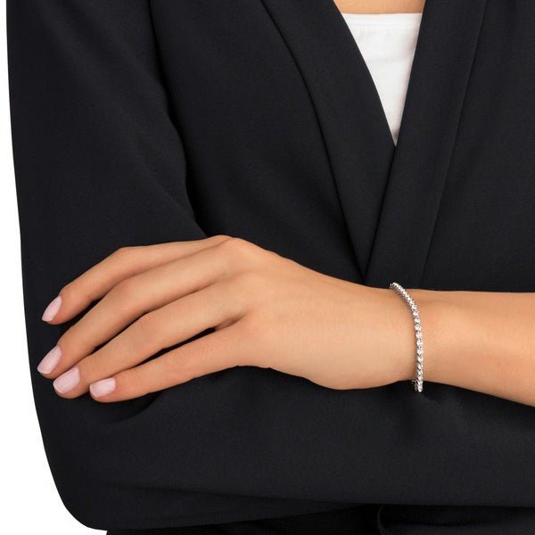Swarovski Imber Emily Tennis bracelet Round cut -Swarovski