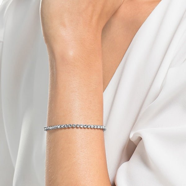 Swarovski Imber Emily Tennis bracelet Round cut -Swarovski