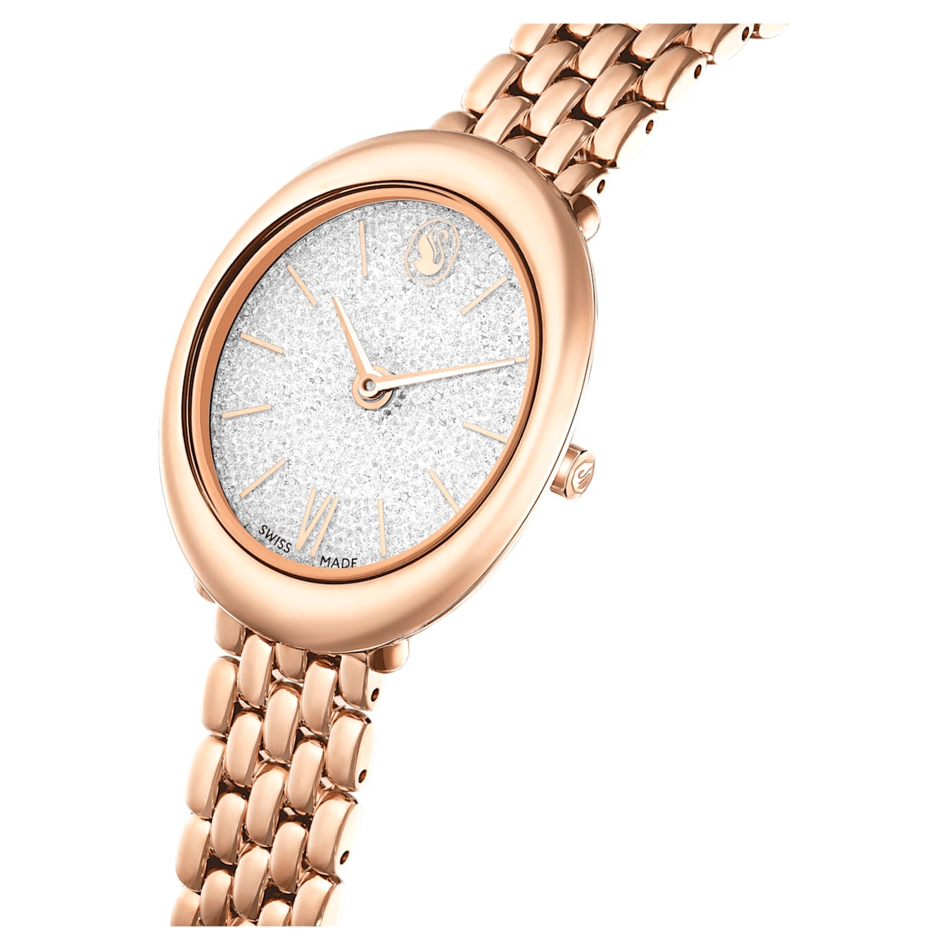 Swarovski Imber Watch, Swiss Made, Metal Bracelet, Gold tone, Rose Gold-tone Finish -Swarovski