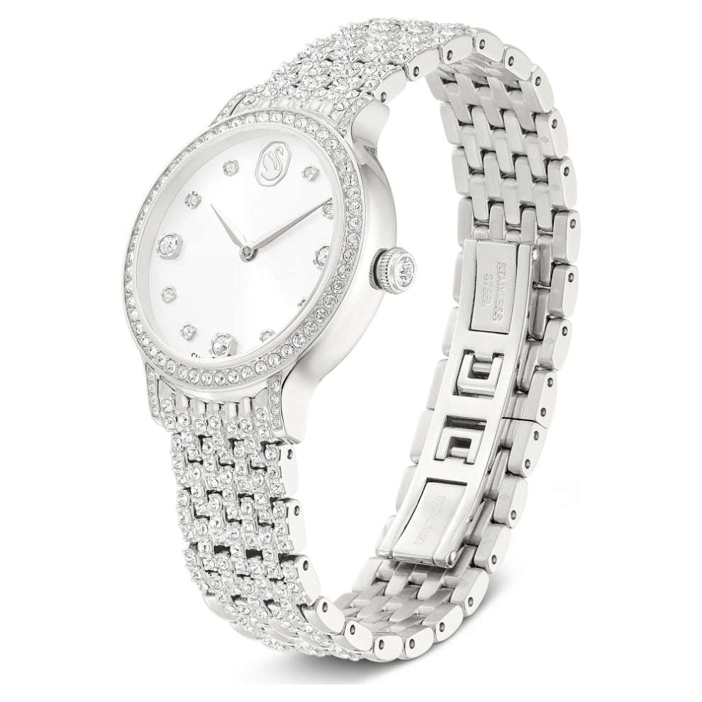 Swarovski Imber Watch, Swiss Made, Metal Bracelet, Silver tone, Stainless steel -Swarovski