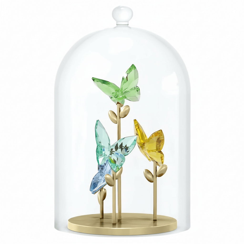 Swarovski Jungle Beats Butterfly Bell Jar -Swarovski