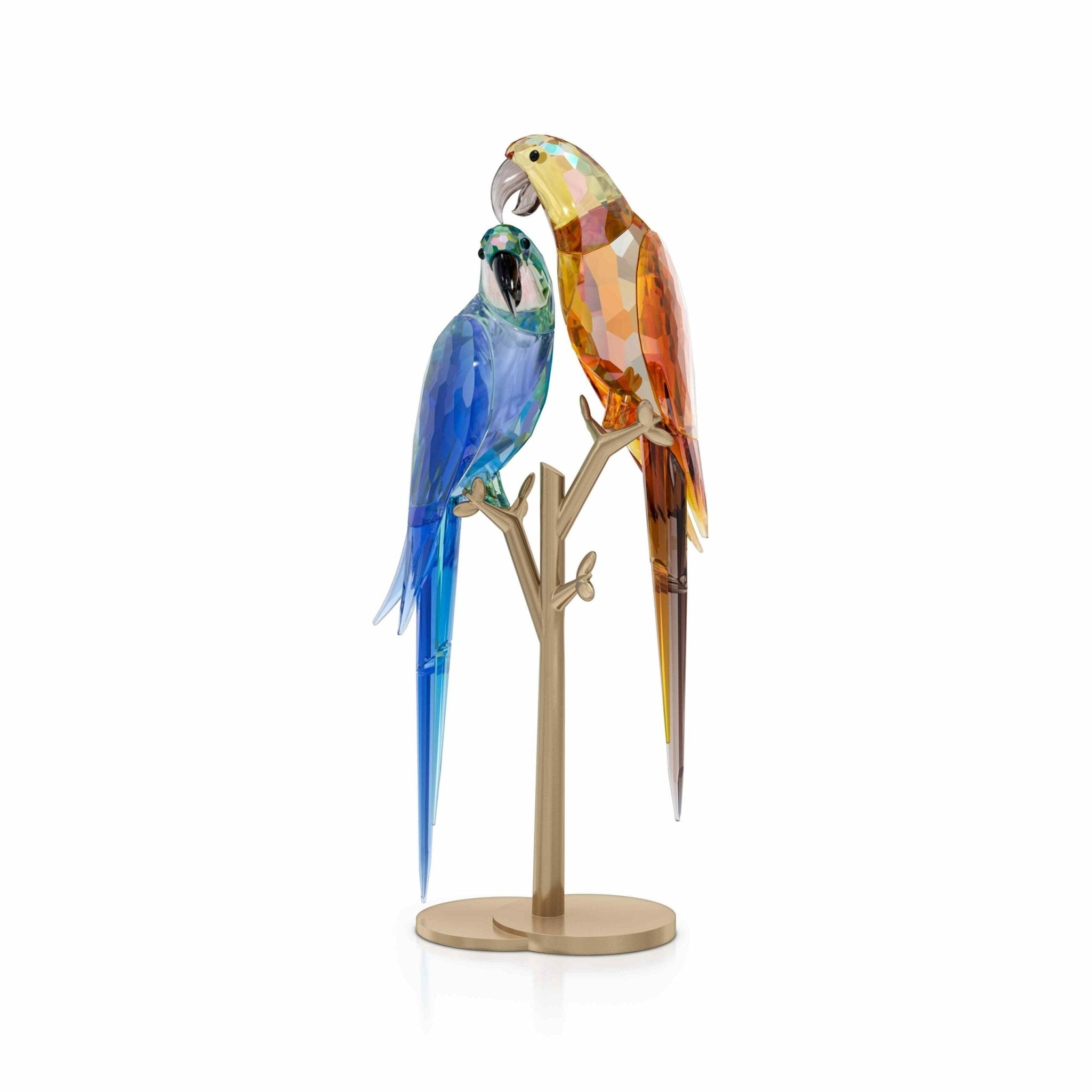 Swarovski Jungle Beats Parrot Couple Bell & Brio -Swarovski