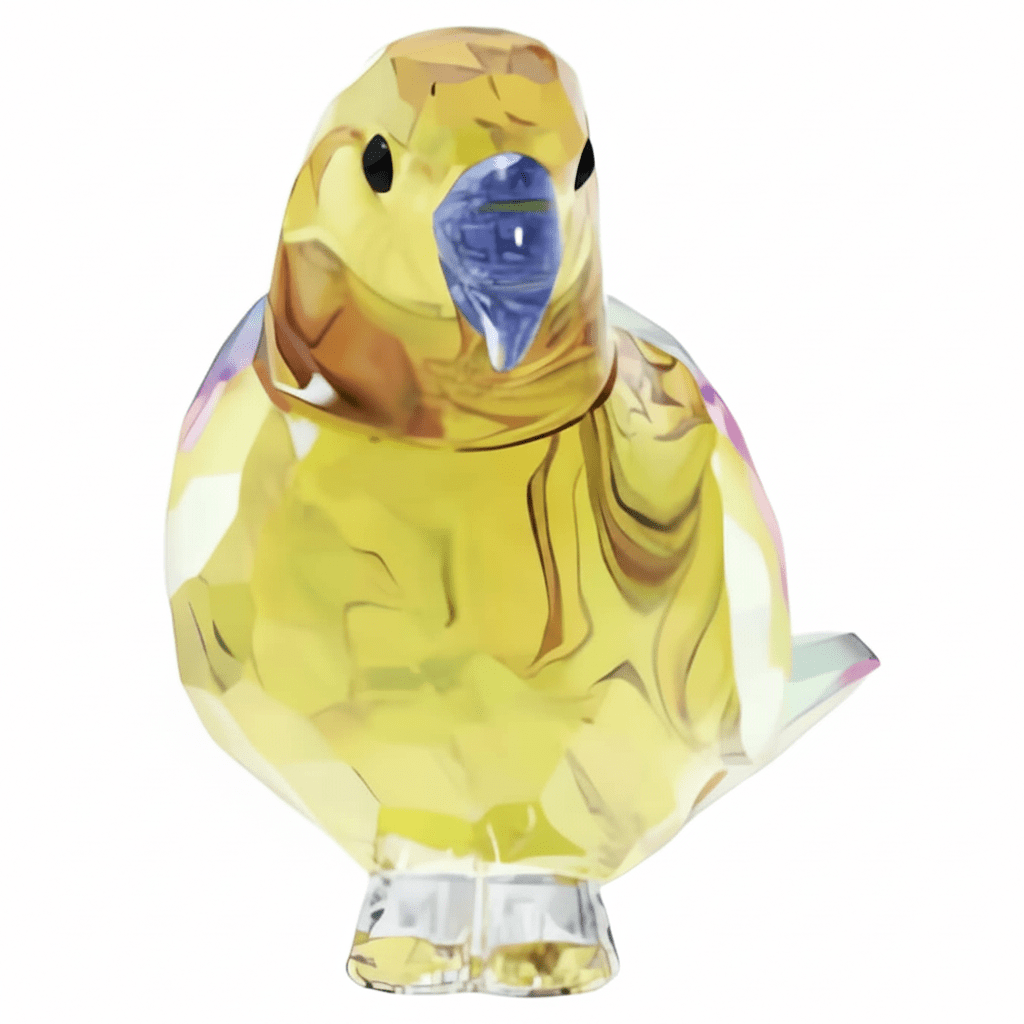 Swarovski Jungle Beats Yellow Parakeet Lechee -Swarovski