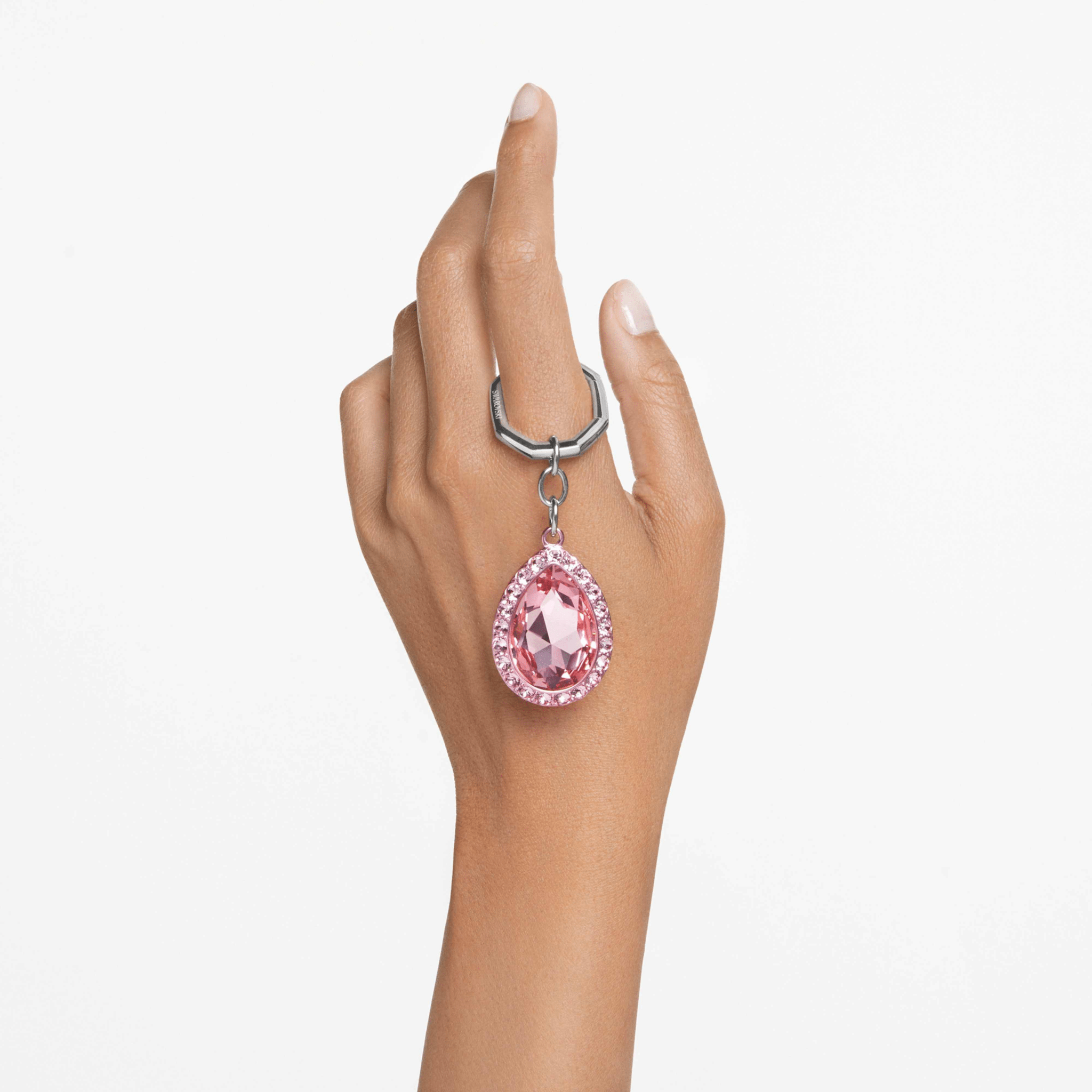 Swarovski Lucent Keyrings Pink -Swarovski