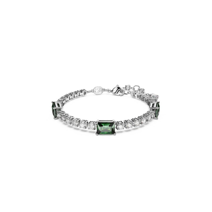 Swarovski Matrix Tennis Bracelet Mixed Cuts -Swarovski