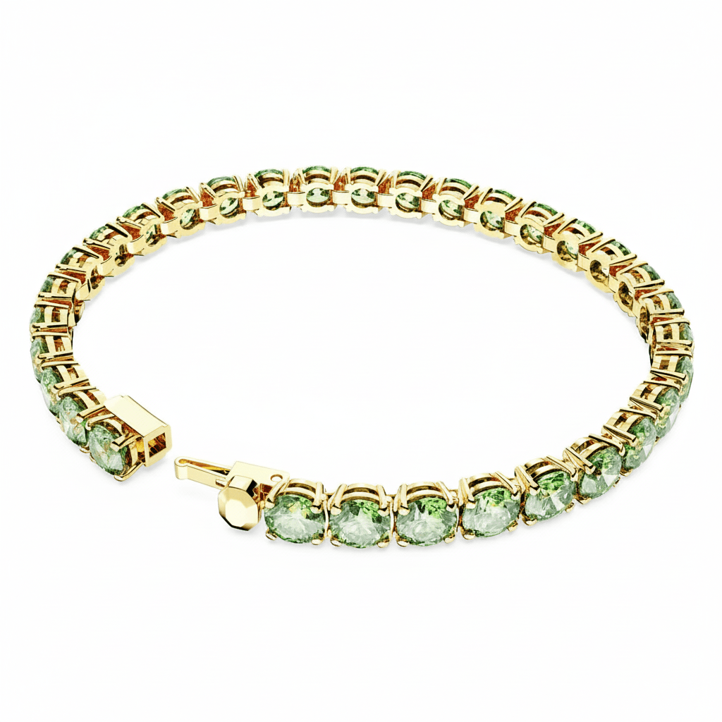 Swarovski Matrix Tennis Bracelet Round Cut -Swarovski
