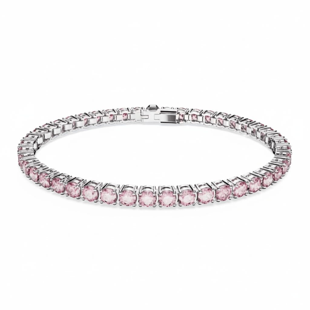 Swarovski Matrix Tennis Bracelet Round Cut -Swarovski