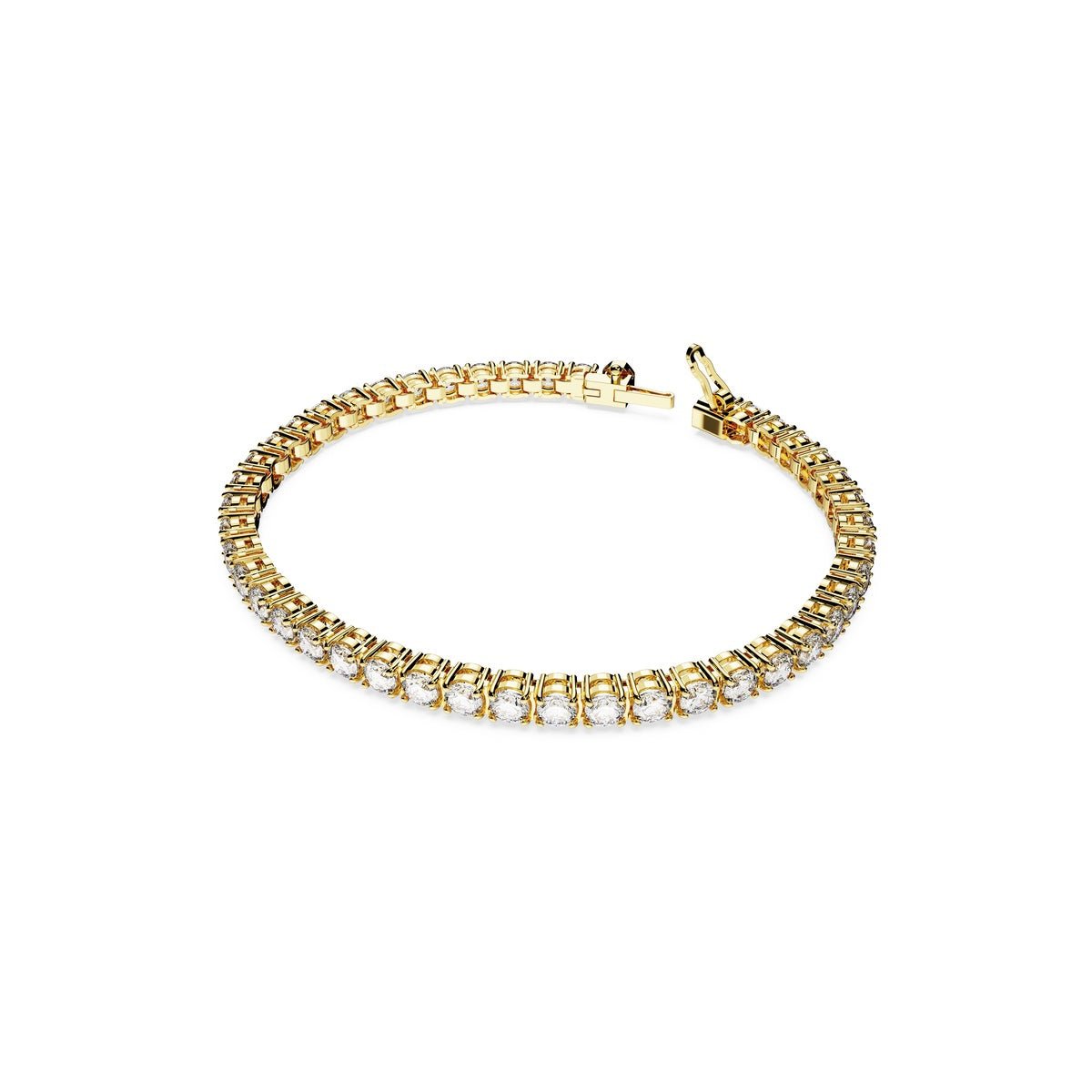 Swarovski Matrix Tennis Bracelet Round Cut -Swarovski