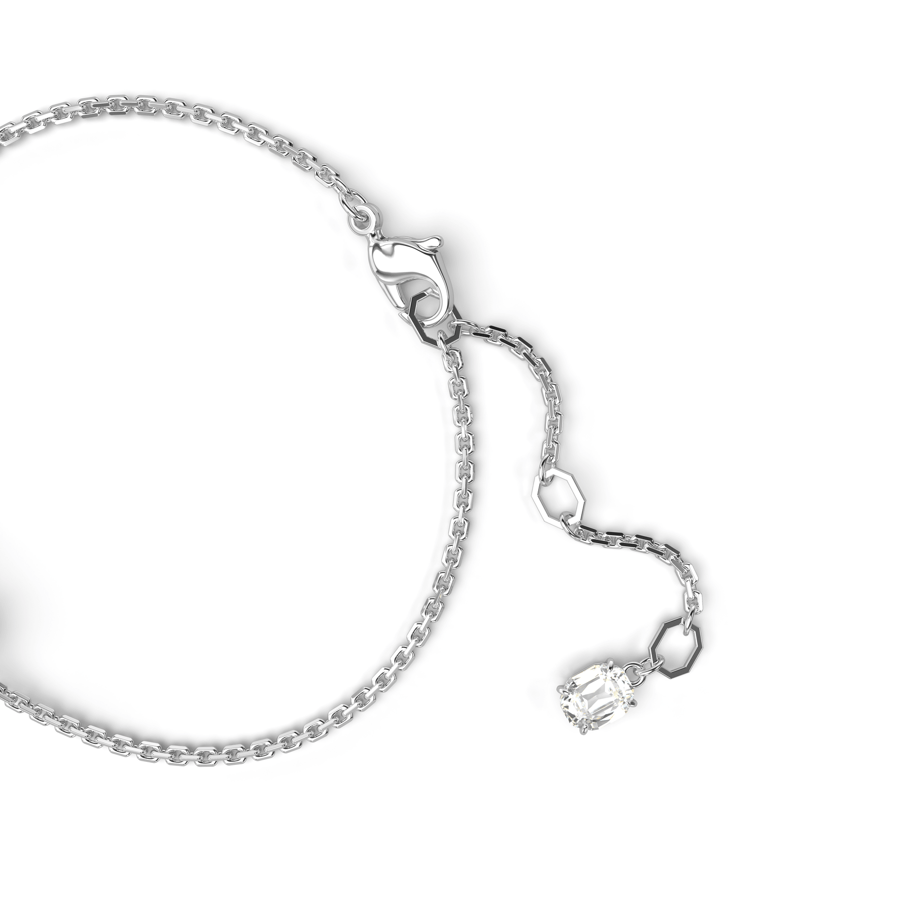 Swarovski Mesmera Bracelet Mixed Cuts Blue Rhodium Plated -Swarovski