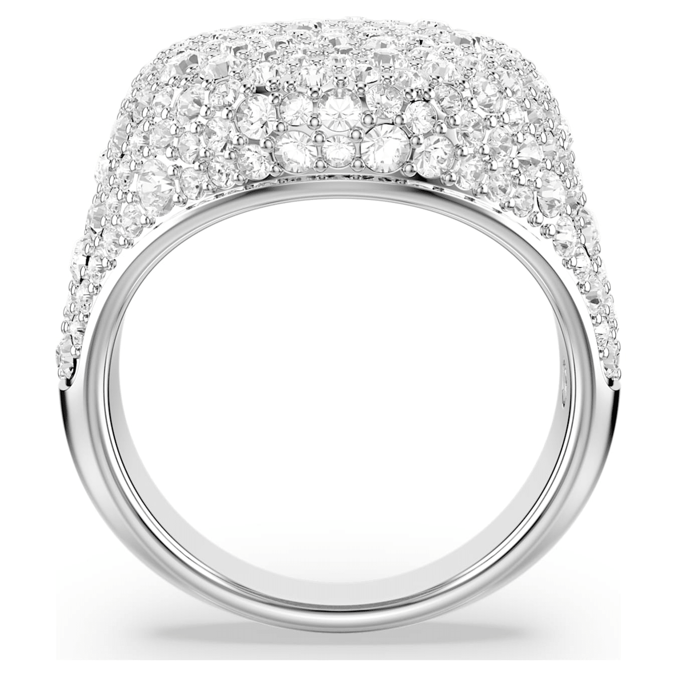 Swarovski Meteora Cocktail Ring White Rhodium Plated -Swarovski
