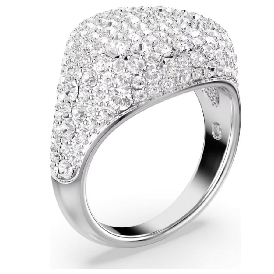 Swarovski Meteora Cocktail Ring White Rhodium Plated -Swarovski
