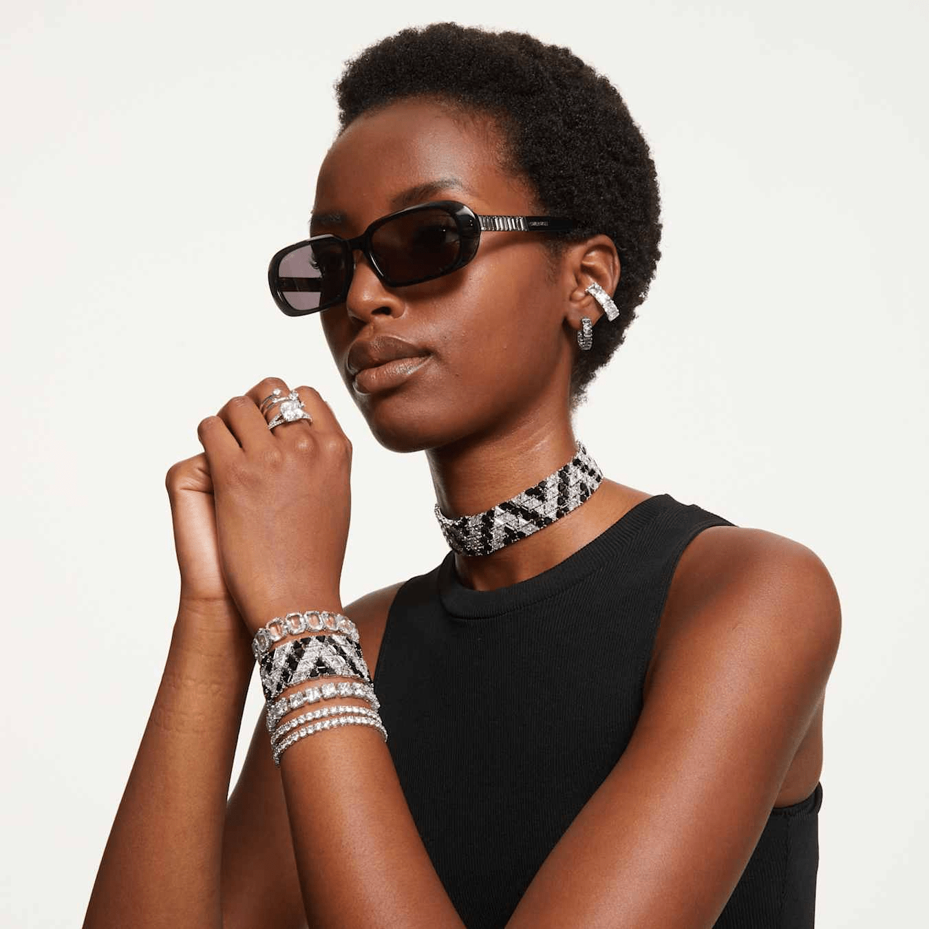 Swarovski Millenia Bracelet Square Cut -Swarovski