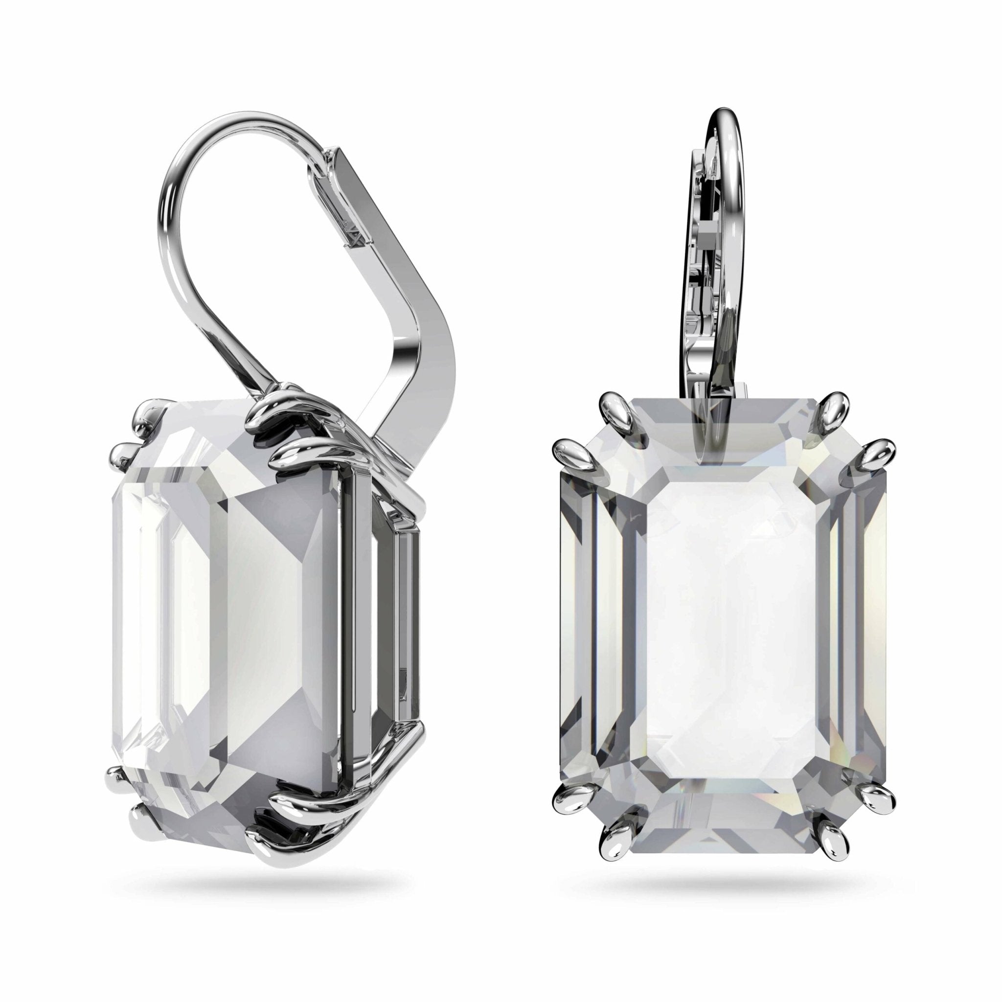 Swarovski Millenia Drop Earrings Octagon Cut -Swarovski
