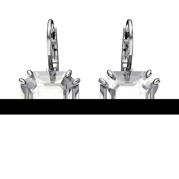 Swarovski Millenia Drop Earrings Octagon Cut -Swarovski