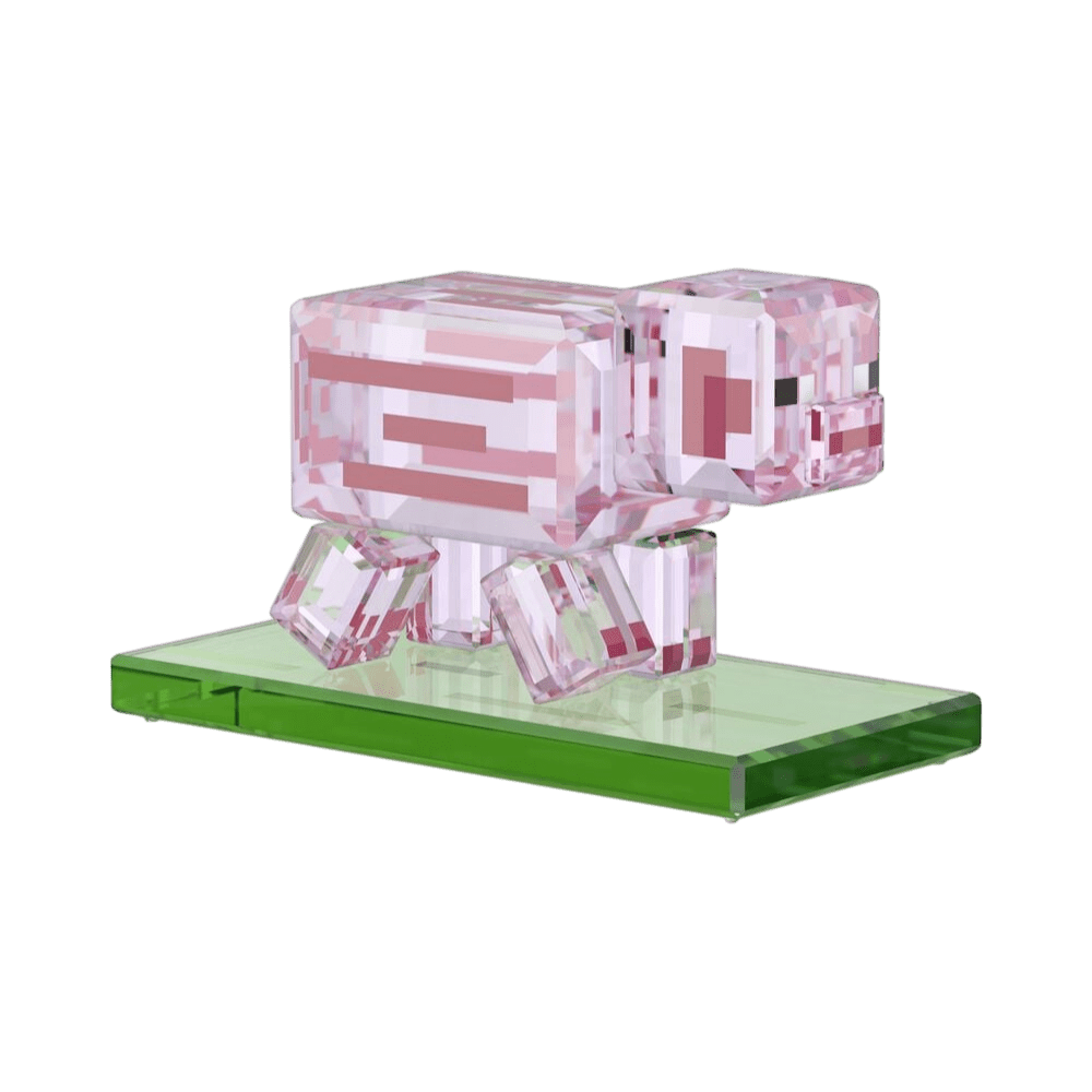 Swarovski Minecraft Pig -Swarovski