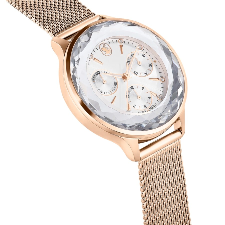 Swarovski Nova Chrono Watch, Swiss Made, Metal Bracelet, Rose Gold-Tone Finish -Swarovski