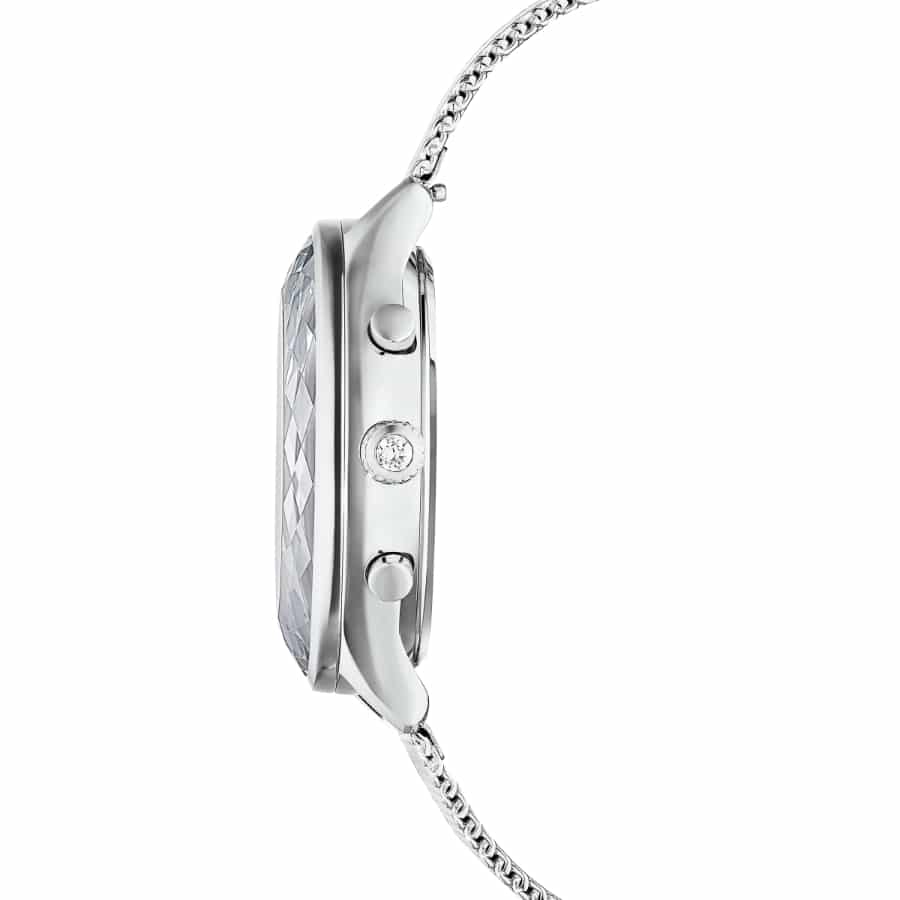 Swarovski Nova Chrono Watch, Swiss Made, Metal Bracelet, Silver Tone, Stainless Steel -Swarovski