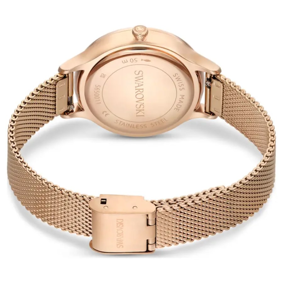 Swarovski Octea Nova Watch Swiss Made, Metal bracelet, Rose Gold Tone, Rose Gold-Tone Finish -Swarovski