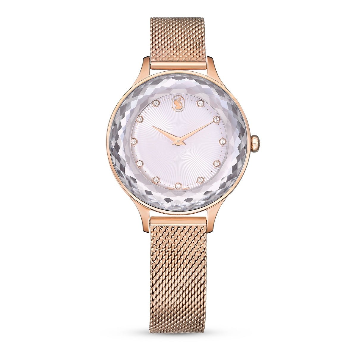 Swarovski Octea Nova Watch Swiss Made, Metal bracelet, Rose Gold Tone, Rose Gold-Tone Finish -Swarovski